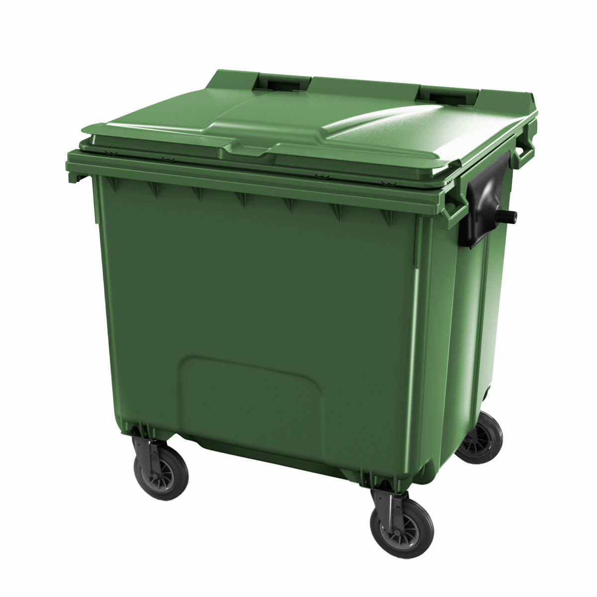 Pojemnik z tworzywa 1100 l  - zielony