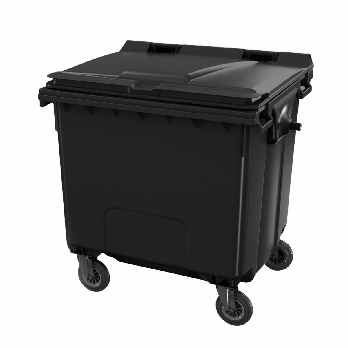 Pojemnik z tworzywa 1100 l  - czarny