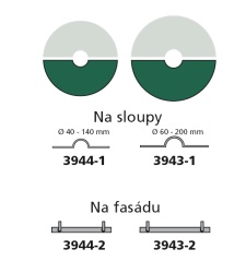 Mocowanie do słupa Demi 1