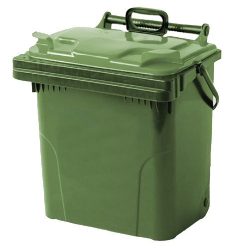 Pojemnik na śmieci 40 l - zielony
