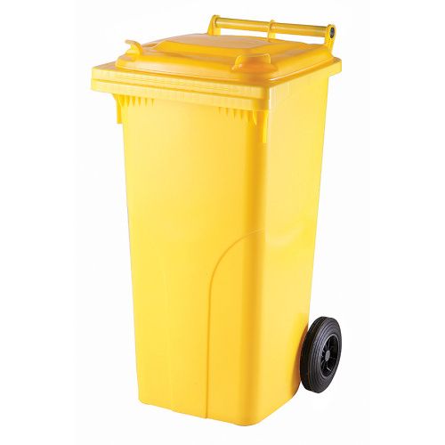 Pojemnik z tworzywa 140 l - żółty