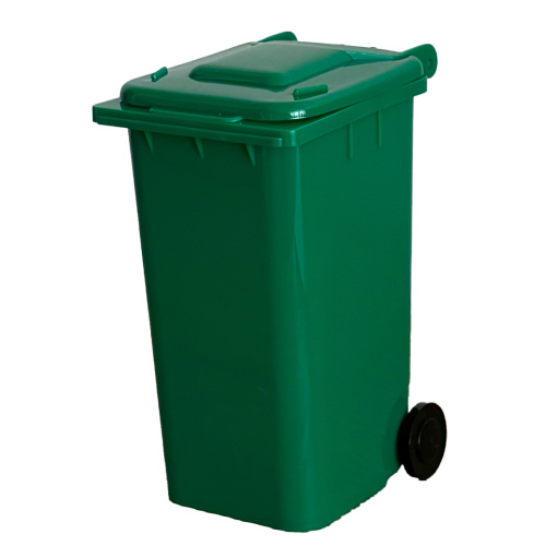Plastikowy mini kosz reklamowy zielony